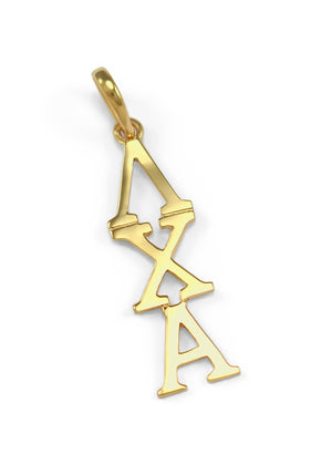 Necklace - 14k Solid Gold Lambda Chi Alpha Lavaliere