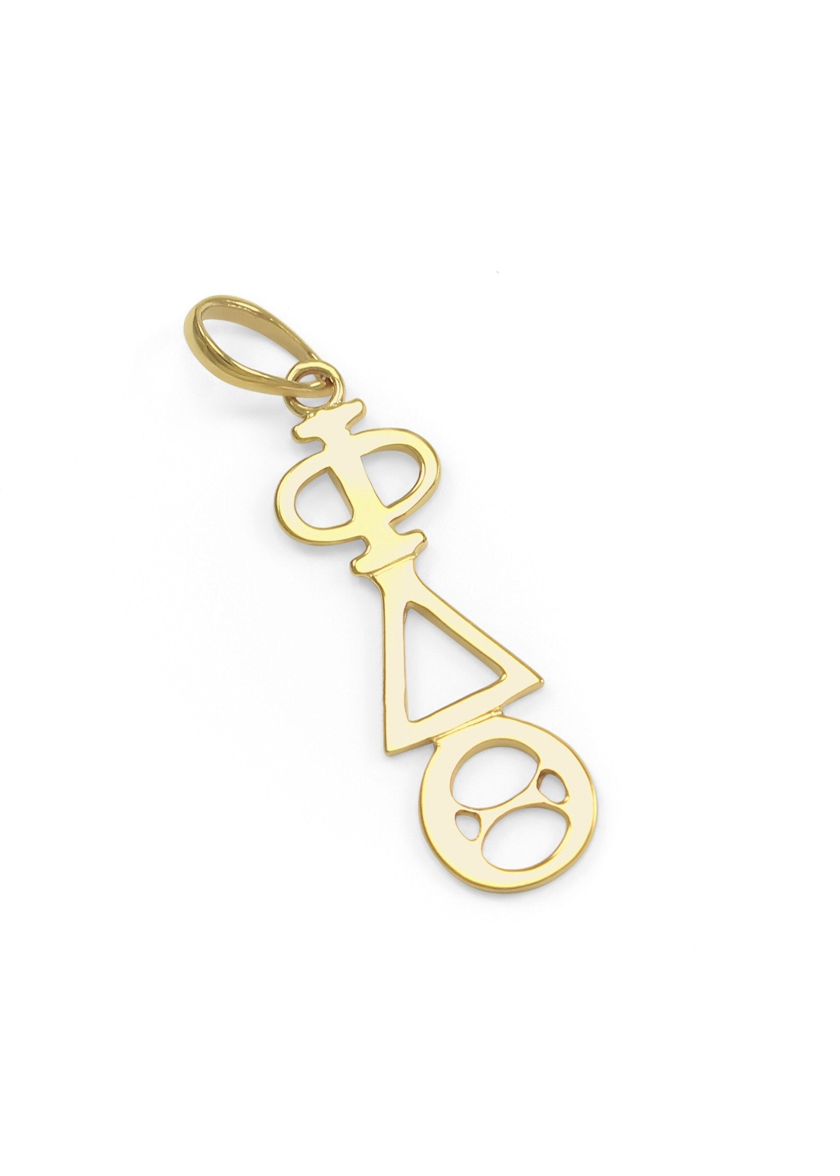14k Gold Phi Delta Theta Pendant | ΦΔΘ Jewelry for Sale
