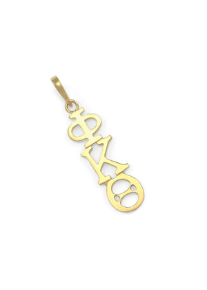 Necklace - 14k Solid Gold Phi Kappa Theta Lavaliere