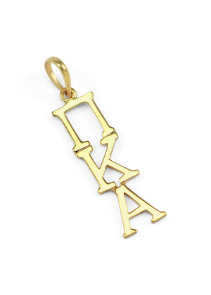 Necklace - 14k Solid Gold Pi Kappa Alpha Lavaliere
