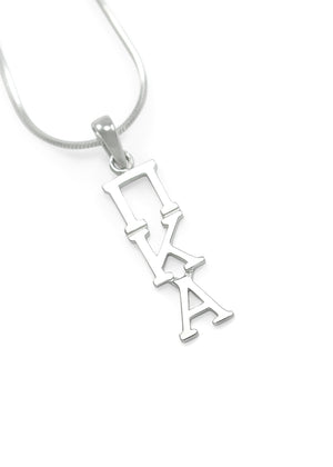 Necklace - Pi Kappa Alpha Sterling Silver Lavaliere Pendant