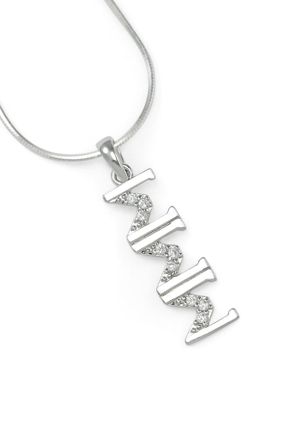 Sigma Sigma Sigma Necklace with Diamonds | Tri Sigma Gift - The ...