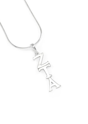 Necklace - Zeta Tau Alpha Sterling Silver Lavaliere Pendant