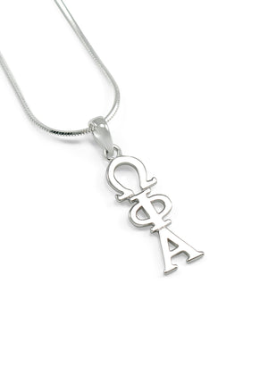 Pendant - Omega Phi Alpha Sterling Silver Lavaliere