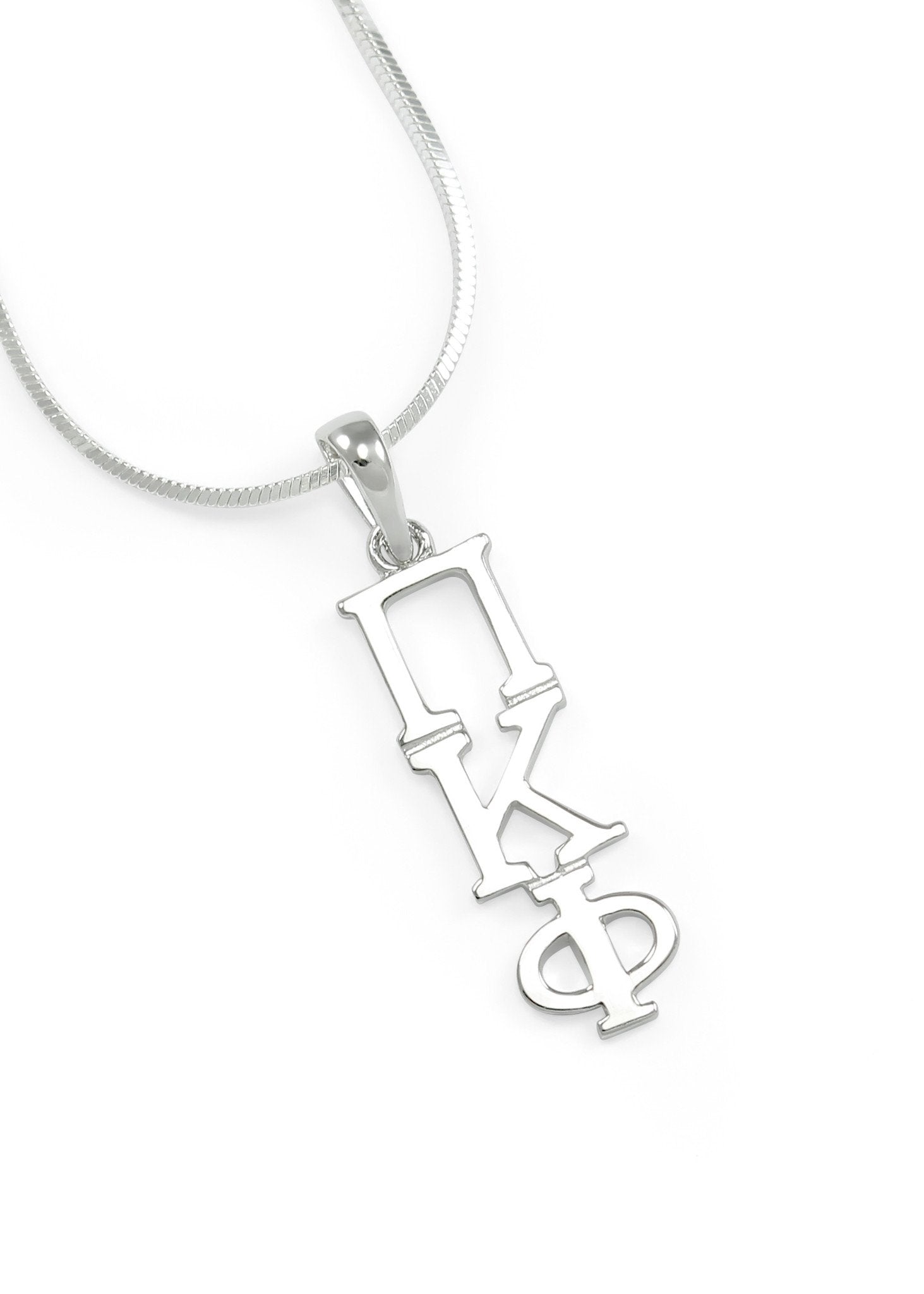 Pi Kappa Phi Classic Sterling Silver Lavaliere ΠΚΦ Fraternity Accessories The Collegiate 3562