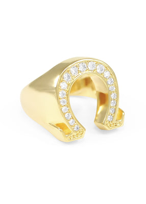 OMEGA XXL RING - Gold Plated