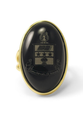 Chi omega crest on sale ring