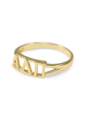Ring - Alpha Delta Pi Sunshine Gold Ring