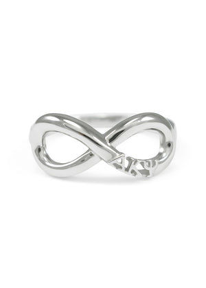Ring - Alpha Kappa Psi Sterling Silver Infinity Ring