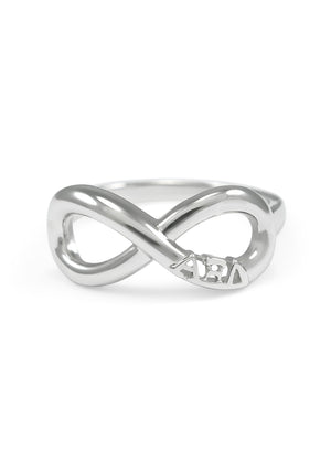 Ring - Alpha Xi Delta Sterling Silver Infinity Ring
