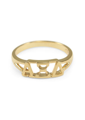 Ring - Alpha Xi Delta Sunshine Gold Ring