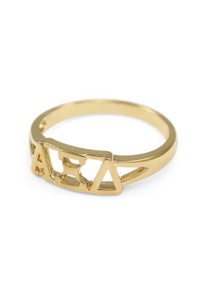 Ring - Alpha Xi Delta Sunshine Gold Ring