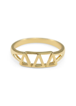 Ring - Delta Delta Delta Sunshine Gold Ring