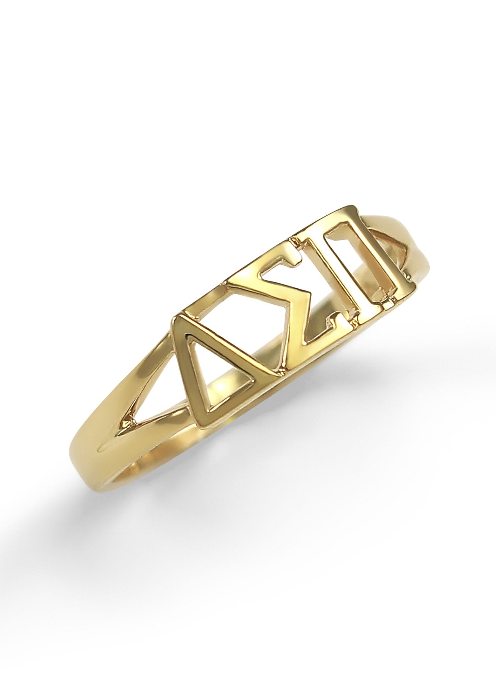 Delta Sigma Theta Gold Symbol Ring