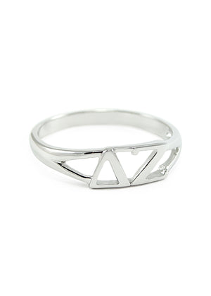 Ring - Delta Zeta Sterling Silver Ring