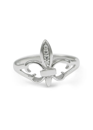 Ring - Fleur De Lis Sterling Silver Ring