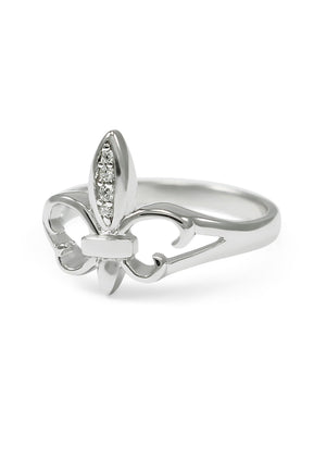 Ring - Fleur De Lis Sterling Silver Ring