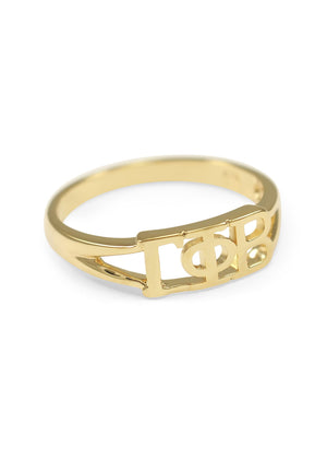 Ring - Gamma Phi Beta Sunshine Gold Ring