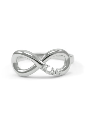 Ring - Kappa Alpha Theta Sterling Silver Infinity Ring