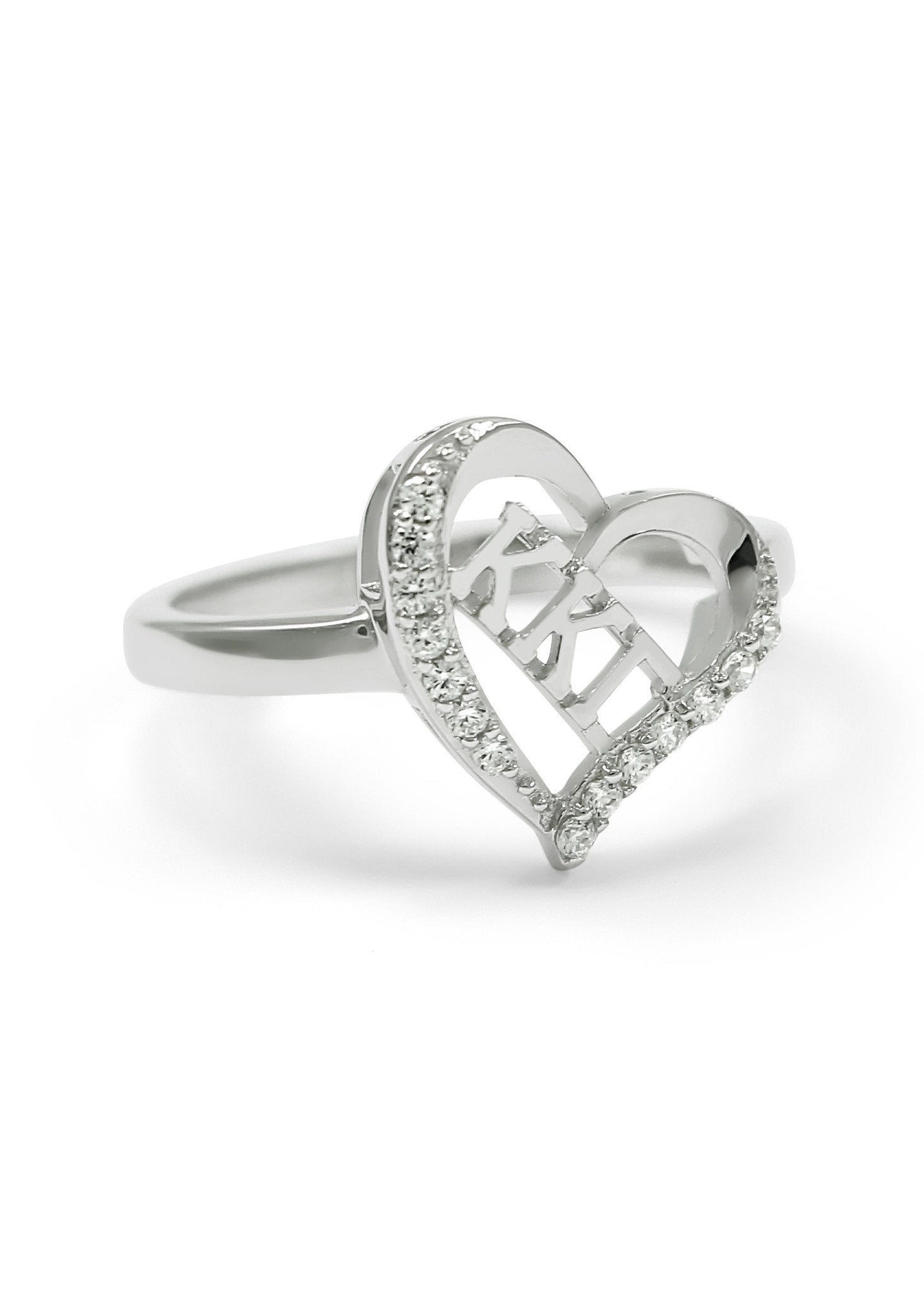 Heart Shaped Aquamarine and Rose Quartz Toi Et Moi Ring | LUO