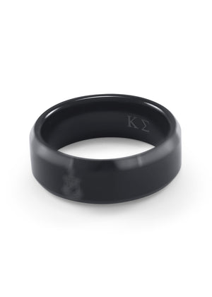 Ring - Kappa Sigma Black Tungsten Ring