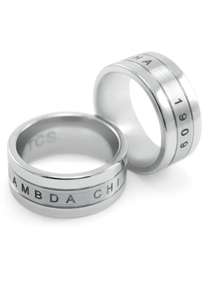 Ring - Lambda Chi Alpha Tungsten Ring