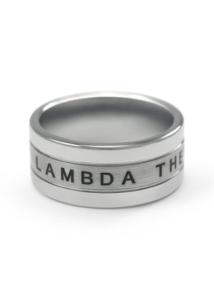 Ring - Lambda Theta Phi Tungsten Ring