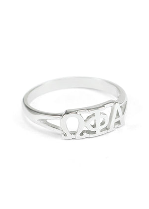 Ring - Omega Phi Alpha Sterling Silver Ring