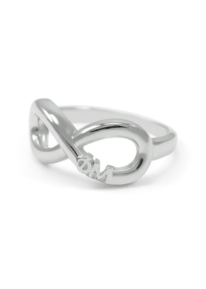 Ring - Phi Mu Sterling Silver Infinity Ring