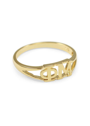Ring - Phi Mu Sunshine Gold Ring