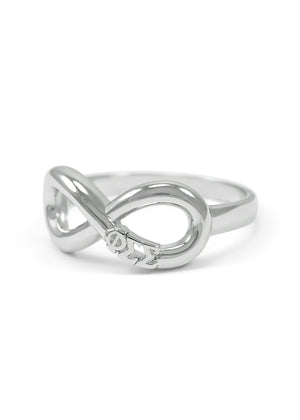 Ring - Phi Sigma Sigma Sterling Silver Infinity Ring