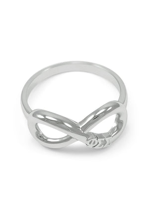 Ring - Phi Sigma Sigma Sterling Silver Infinity Ring