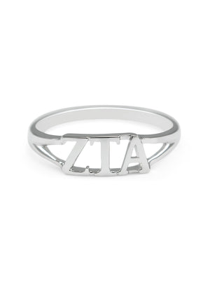 Ring - Zeta Tau Alpha Sterling Silver Ring
