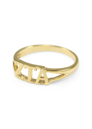 Ring - Zeta Tau Alpha Sunshine Gold Ring